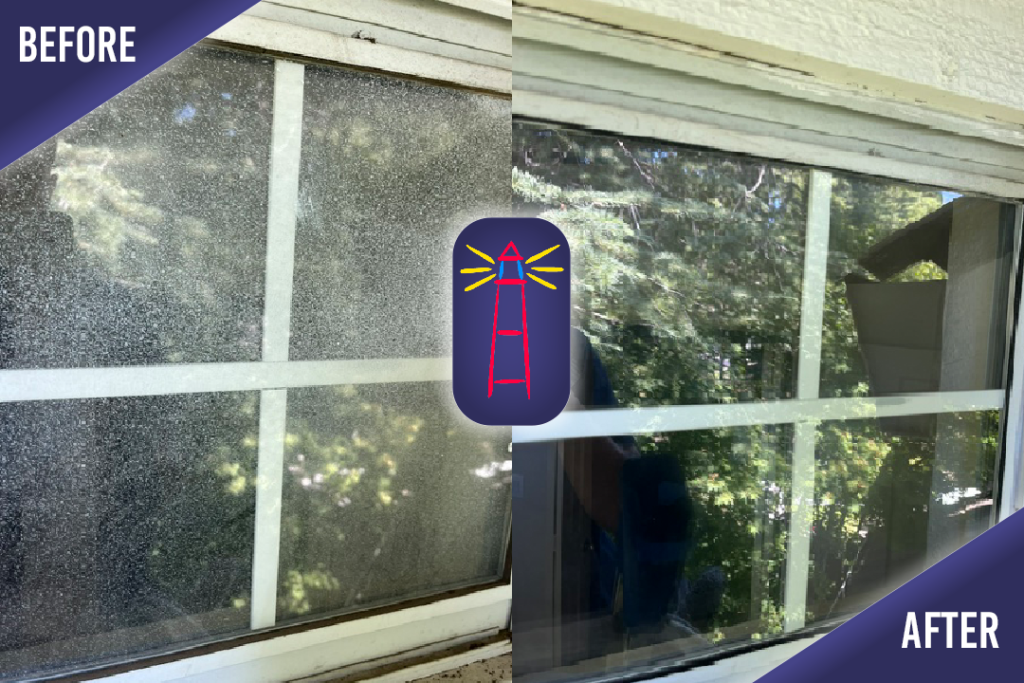 Paint Overspray Cleanup in Newcastle — glass restoration